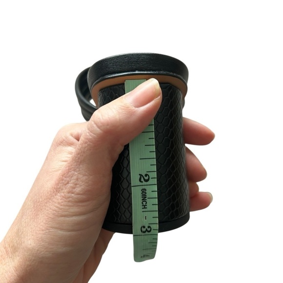 Dolce Vita Abriel sandals black size 7 chunky square toe knot banded detail - Picture 5 of 6